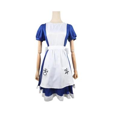 Imagem de Fantasia De Cosplay Alice Madness Returns Para Mulheres, Vestido De Em