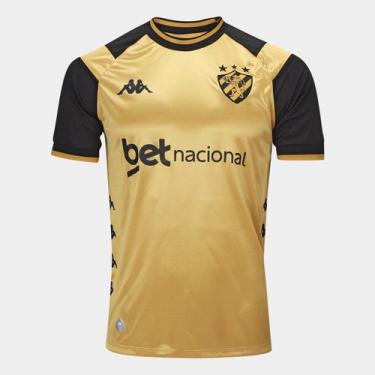 Imagem de Camisa Sport Recife II 26/27 S/N Torcedor Kappa Masculina, Dourado, Pr