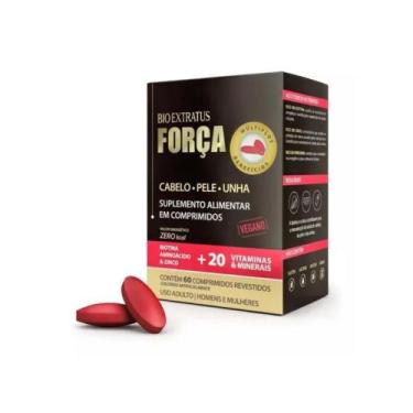 Imagem de Suplemento alimentar bio extratus força com 60 comprimidos