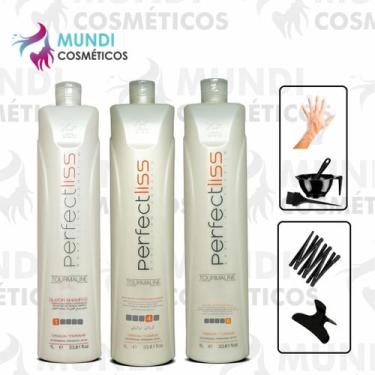 Imagem de Kit Progressiva Perfect Liss Tourmaline 3 Passos - visathair