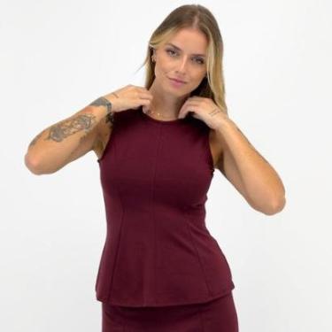 Imagem de Blusa Doce Trama Regata Gola Redonda Feminina-Feminino