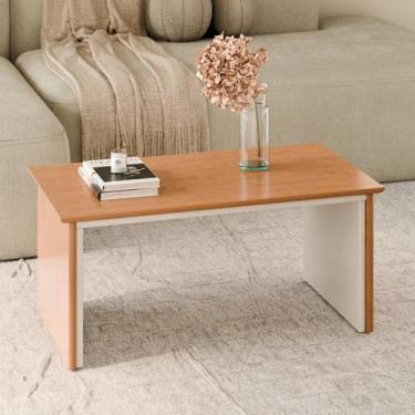 Imagem de Mesa de Centro Sobral 90x45cm para Sala de Estar Moderna Retangular Ta