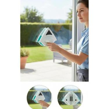 Imagem de Limpador Vidro Magnético Dupla Face Seguro Fácil Limpeza - Congratulat