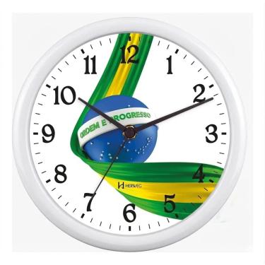 Imagem de Relógio De Parede Herweg Ref: 6673-021 Branco Brasil