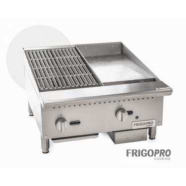 Imagem de Char Broiler e Chapa para Lanches Conjugada à Gás CPC12C12G Frigopro