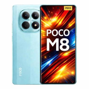 Imagem de Smartphone Celular Xiaomi Poco M8 5G 256GB, 8GB RAM, Dual SIM, Tela 6,
