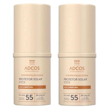 Imagem de Adcos Dermocosméticos Kit com 2 Protetores Solares Stick Com Cor Ivory