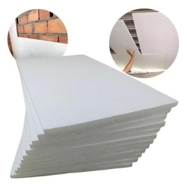 Imagem de Placa De Isopor Eps Antichamas 20mm 50x100cm 12 unidades - T - Congrat