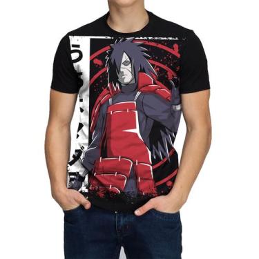 Imagem de Camiseta Uchiha Madara Naruto Shippuden  Camisa Maasculina Infantil - 