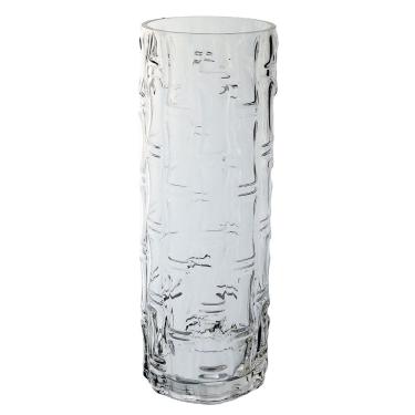 Imagem de VASO DECORATIVO ENFEITE PLANTA CILINDRO VIDRO 40x13x13cm TRANSPARENTE