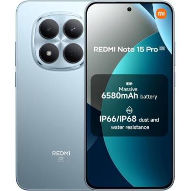 Imagem de Smartphone Xiaomi Redmi Note 15 Pro 5G 8ram/256GB Azul, 256GB, Azul