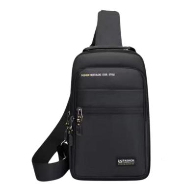Imagem de Mochila de Ombro Transversal OEM RC3-Preto Compacta 30x16x9cm Resistente Água Preto Uni...