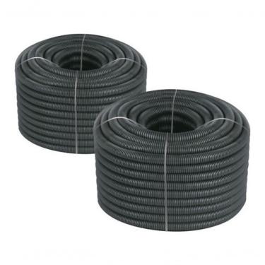 Imagem de Duto Corrugado 3-4 50m S Guia para Proteção e Isolamento de Cabos Alta Resistência Mecânica Preto Higipack