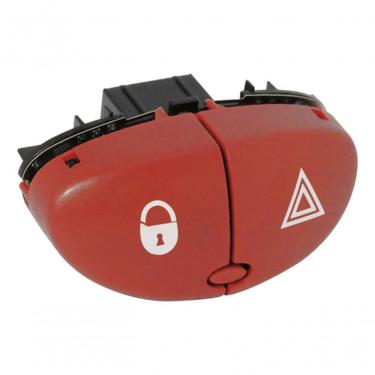 Imagem de Interruptor do Pisca Alerta para Painel Modelo F103 Compatível com Peugeot 206 1999 a 2...
