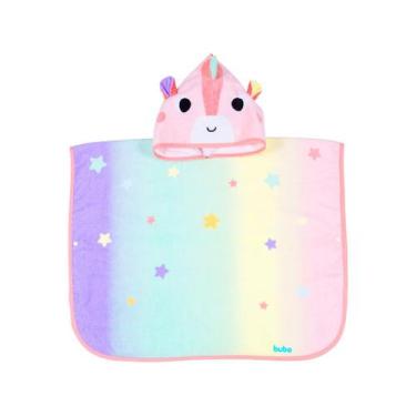 Imagem de Toalha Poncho Zoo Unicónio 100% Algodão 17066 - Buba, Pink