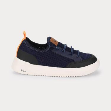 Imagem de Tênis Infantil Bibi New Way Azul Marinho com Preto-Masculino