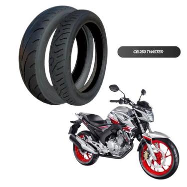 Imagem de Pneus 140/70-17 + 100/80-17 CB 500 Fazer 250 Ninja 250 CBR 250 Twister
