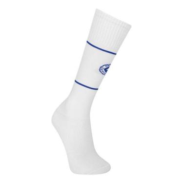 Imagem de Meião Infantil Cruzeiro Sport - DWJ, Branco, 32/36