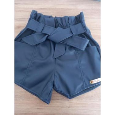 Imagem de Shorts material sintético menina - Leyde Love, Azul, GG