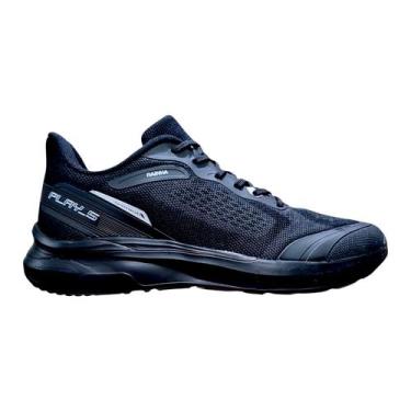 Imagem de Tenis Masculino Ortopedico Rainha Play Fix Fit Sysmesh Leve Cor:PretoT