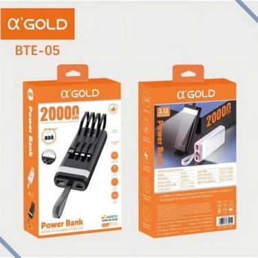 Imagem de Carregador Portátil Power Bank 20.000mah Turbo Universal com Lanterna 