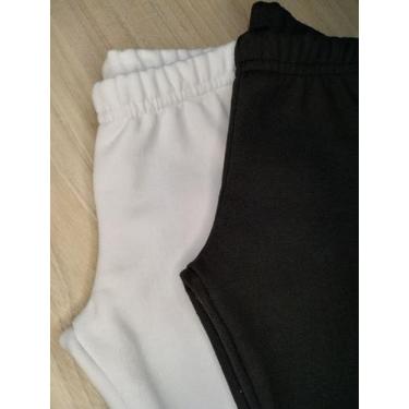 Imagem de Calça Moletom infantil - Fios De Diamante, Branco