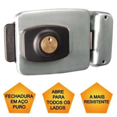 Imagem de Fechadura Elétrica Inox Dupla Reversível PT-720 - Protection