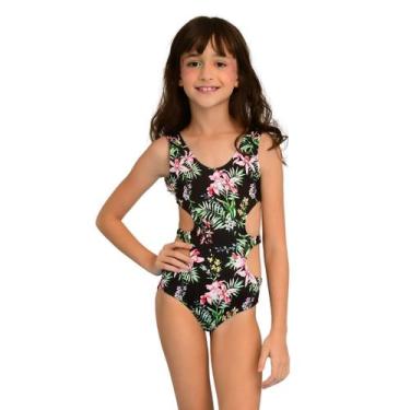 Imagem de Maiô Infantil Proteção UPF50+ Manu Aguapé - Verão 2024 - Banho Maria, 