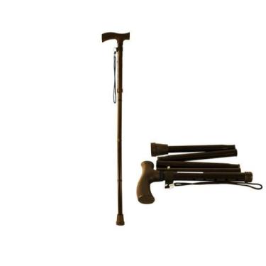 Imagem de Bengala dobravel com regulagem preto mebuki