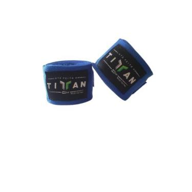 Imagem de Bandagem Boxe- Par - 5cmx3,5m - Atadura - Titan, Azul