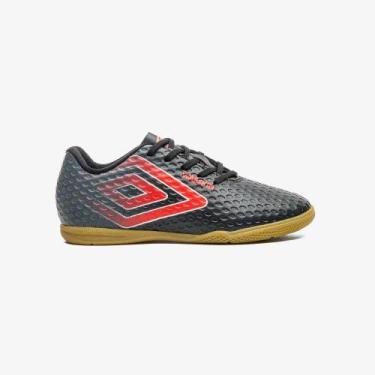 Imagem de Tênis Confortável Futsal Warskin Umbro Menino, Preto, 31