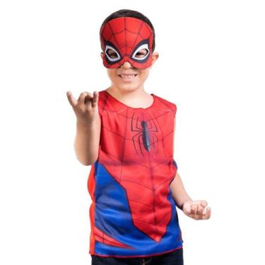 Imagem de Fantasia Pop Infantil Homem Aranha Nova Brink Super Magia - Novabrink 