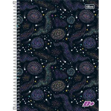 Imagem de Caderno Espiral Universitário 10 Matérias D+ Feminino 200 Folhas Capa 