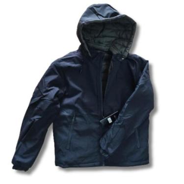 Imagem de Casaco Jaqueta Bobojaco Puffer Lisa para Inverno com Capuz - M.R.L, P,