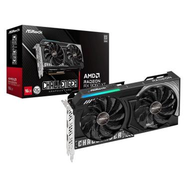 Imagem de Placa de Vídeo Radeon RX 9060 XT Challenger OC 16GB GDDR6 128-bit 90-GA5QZZ-00UANF Asrock