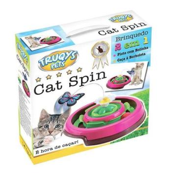 Imagem de Brinquedo Truqys Cat Spin Verde para Gatos - Truqys Pets