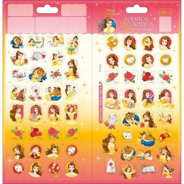Imagem de Adesivo Decorado Duplo G Bela Metalizado - Princesas