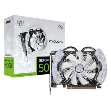 Imagem de Placa de Vídeo MSI Cyclone OC NVIDIA GeForce RTX 5060 8GB GDDR7 - 912-
