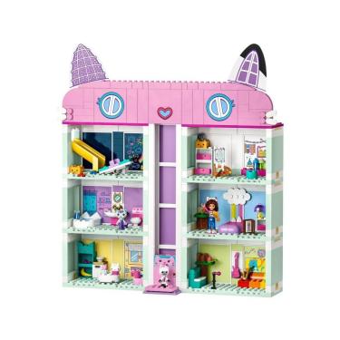 Imagem de Brinquedo de Montar Casa Mágica da Gabby Sereia no Aquário 8 Quartos Interativos Lego