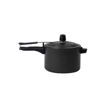 Imagem de Panela de Pressão Brinox Vapt Antiaderente Ceramic Life 7,5 Litros Preto Preto