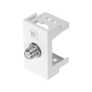 Imagem de Módulo Tomada para Antena de TV Coaxial de 75 ohms Modulare - 0109 - F