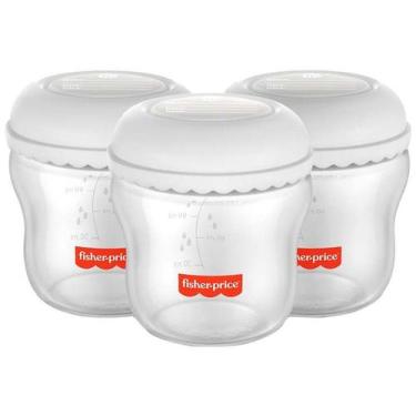 Imagem de Frasco para Armazenar Leite Fisher Price Mom's Essentials 3 Unidades 1