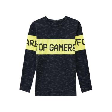 Imagem de Camiseta Infantil Masculina em Meia Malha Jet Johnnyfox R.45799, 10, P