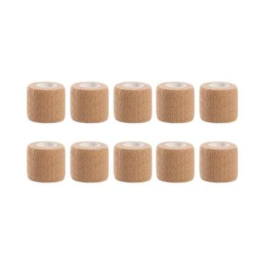 Imagem de Fita Elástica Universal Para Atletas, 10 Peças, 25/5/10cm, Suporte Par