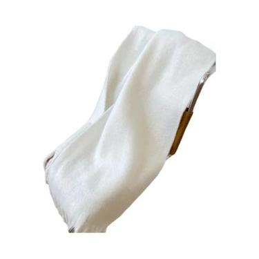 Imagem de Cachecol De Luxo Feminino Em Cashmere Com Design Xadrez Arco-Íris, Gro