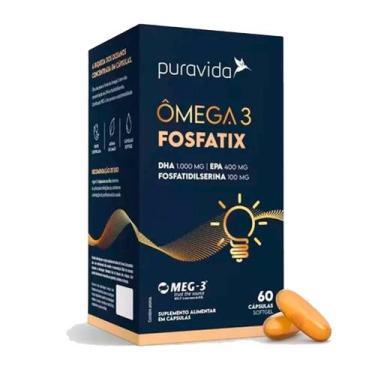 Imagem de Ômega 3 Fosfatix 1000 Mg De Dha 400 Mg De Epa - Pura Vida - Puravida