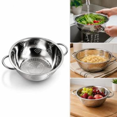 Imagem de Escorredor De Massas Arroz Em Inox 23Cm - FX