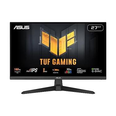 Imagem de Monitor para jogos ASUS TUF Gaming VG279Q3A de 27”, 1080p, Full HD, 180 Hz, IPS rápido, ELMB, 1 ms, FreeSync Premium, compatível com G-SYNC, overdrive variável, 99% sRGB, DisplayPort, HDMI