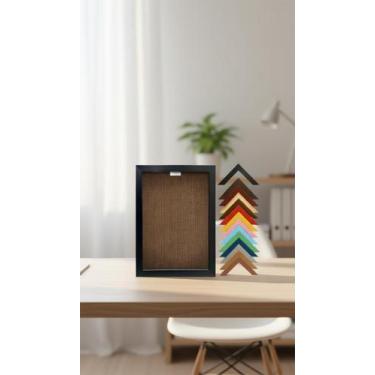 Imagem de Kit 4 Porta Retrato A5 15x21 Madeira Com Vidro - Congratulations Store