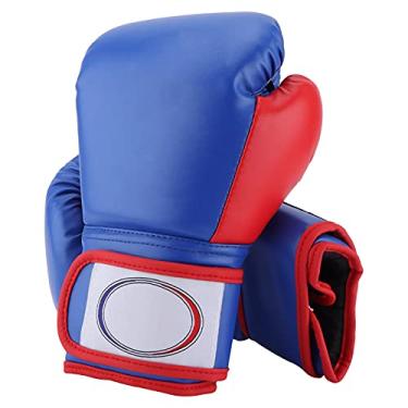 Imagem de Luvas de boxe juvenil, luvas de boxe confortáveis ​​e macias para crianças(Azul)